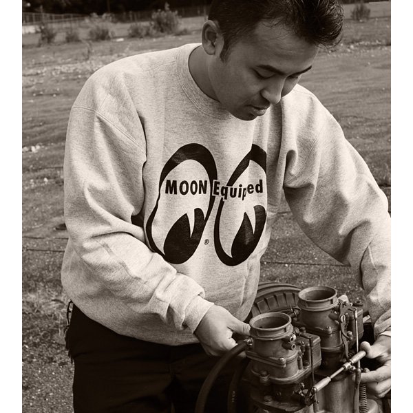 Photo3: MOON Equipped Sweatshirts Gray (3)