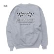 Photo4: MOON Checker Flag Sweat Shirts (4)