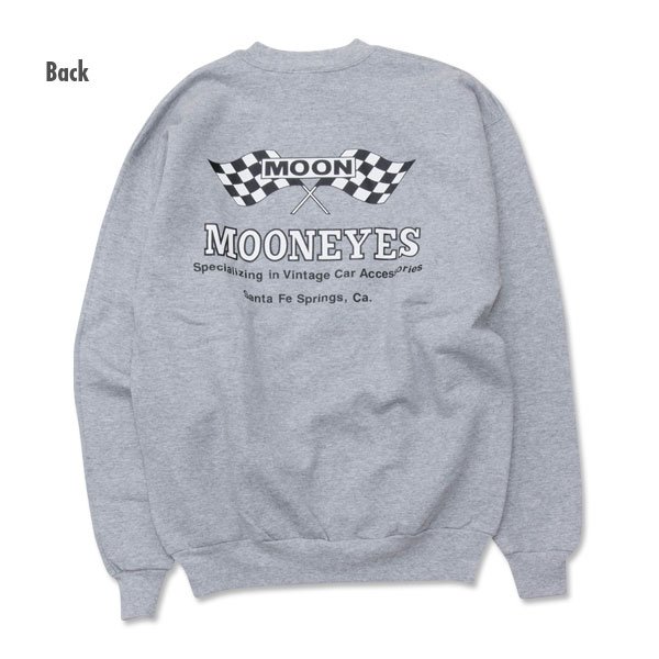 Photo4: MOON Checker Flag Sweat Shirts (4)