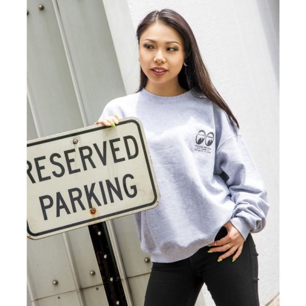 Photo5: MOON Checker Flag Sweat Shirts (5)