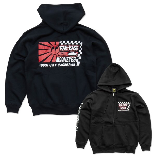 Photo3: FAR-EAST MOON Zip Hoodie (3)