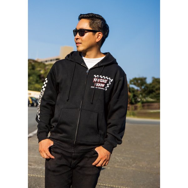Photo2: FAR-EAST MOON Zip Hoodie (2)