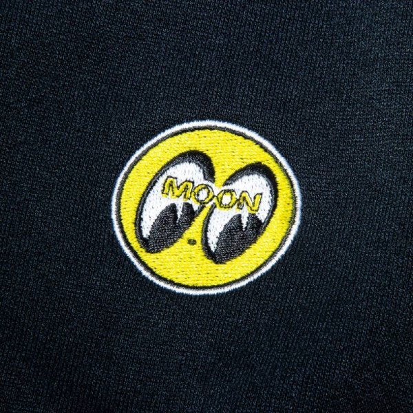 Photo3: MOON Eyeball Embroidery Sweatshirt (3)