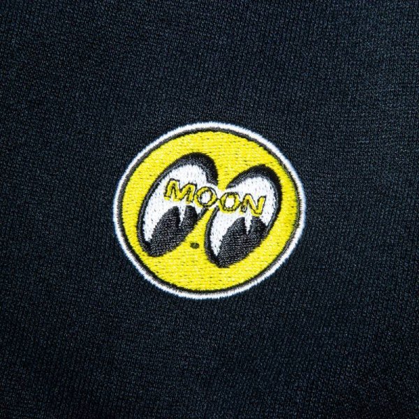 Photo6: MOON Eyeball Embroidery Sweatshirt (6)