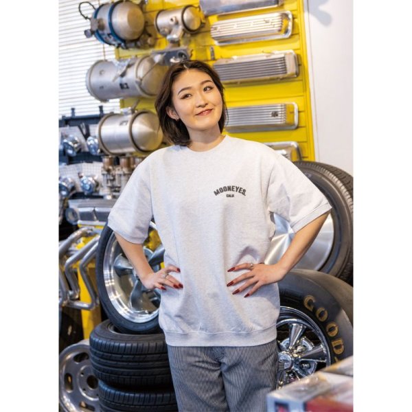 Photo2: 【30%OFF】MOON Short Sleeve Sweatshirt (2)