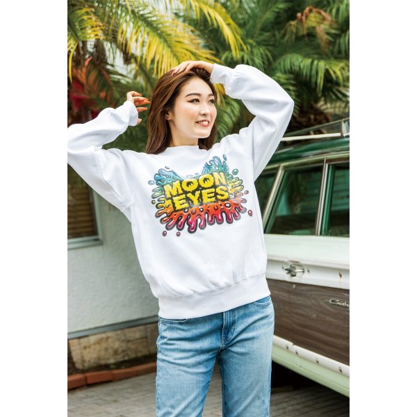 Photo1: 【30%OFF】Slimy MOONEYES Sweatshirt (1)