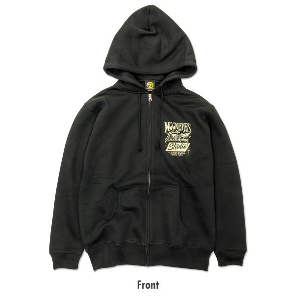 Photo4: MOON Signs & Pinstriping Studio Zip Hoodie (4)
