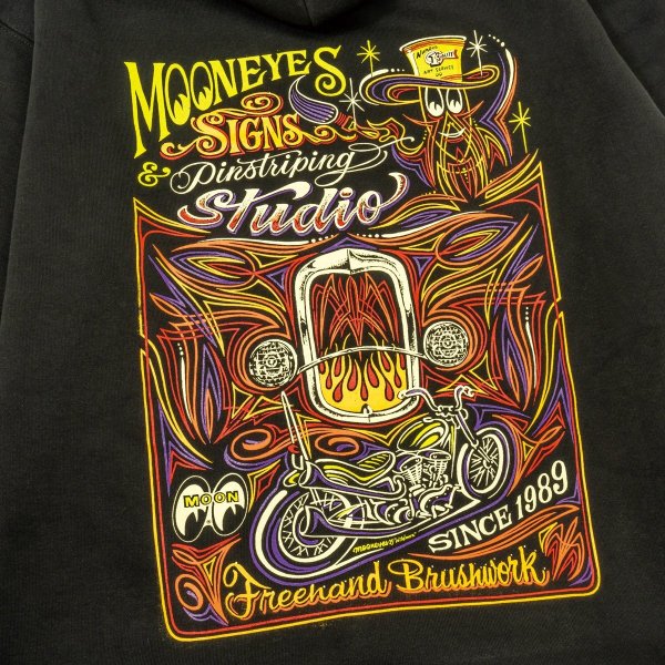 Photo6: MOON Signs & Pinstriping Studio Zip Hoodie (6)