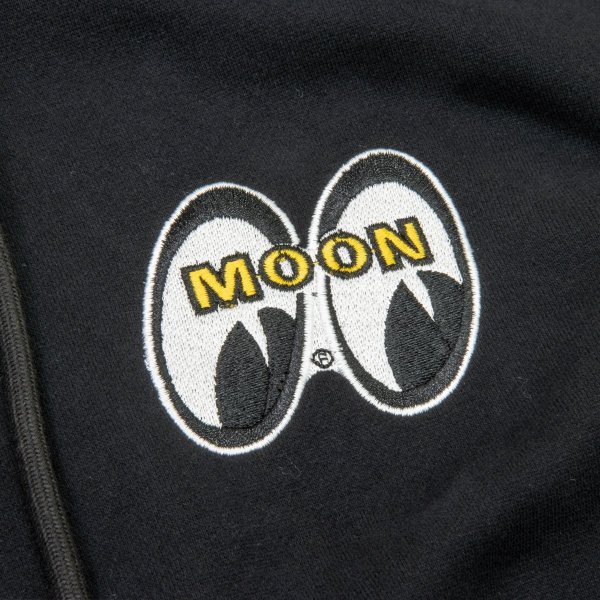 Photo7: Pinstripe Embroidery Pullover Hoodie (7)