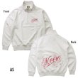 Photo7: MOON Modern Script Logo Half Zip Sweatshirt (7)