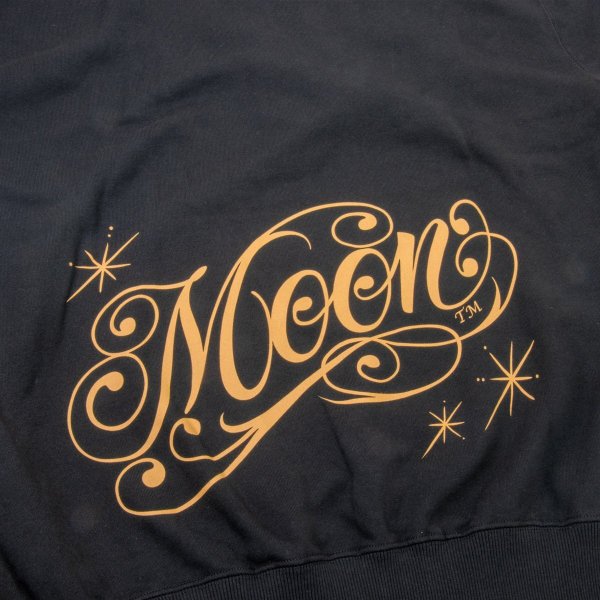 Photo9: MOON Modern Script Logo Half Zip Sweatshirt (9)