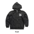 Photo2: MOONEYES 40th Anniv. Square Logo Zip Hoodie (2)