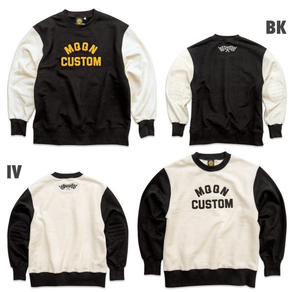 Photo6: MOON Bicolor Sweatshirt (6)