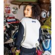 Photo2: MOON Bicolor Sweatshirt (2)