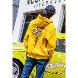 Photo: Pinstripe Fly with MOON Emb. Zip Hoodie