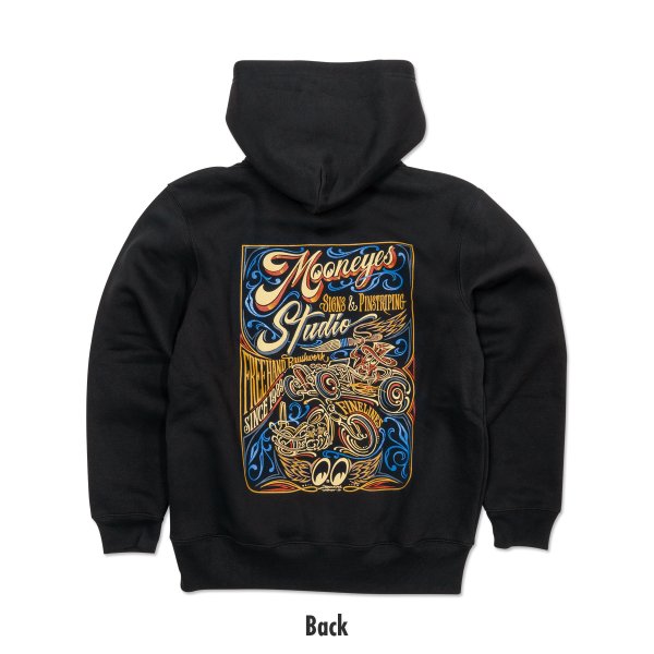Photo2:  MOON Sign & Pinstriping Studio 26 Zip Hoodie (2)