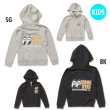 Photo1: Kids MOON Eyeshape Logo Light Zip Parka (1)