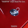 Photo3: "HAIRPIN" Style Hood Pin Sets (3)