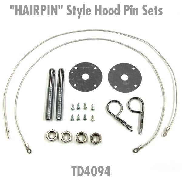 Photo1: "HAIRPIN" Style Hood Pin Sets (1)