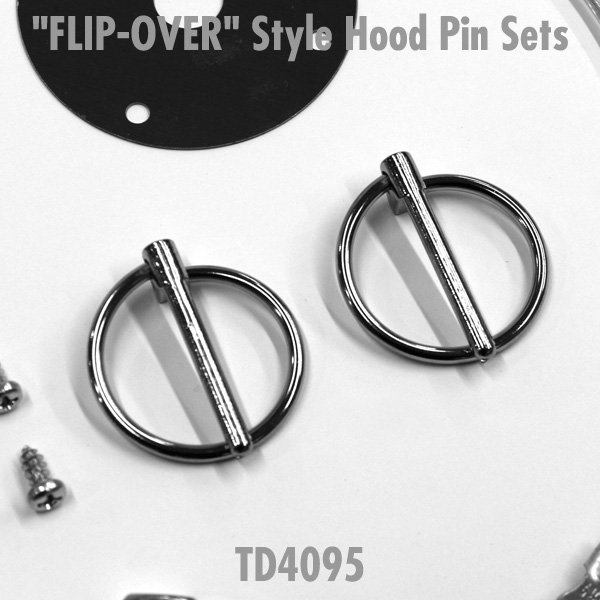 Photo2: "FLIP-OVER" Style Hood Pin Sets (2)