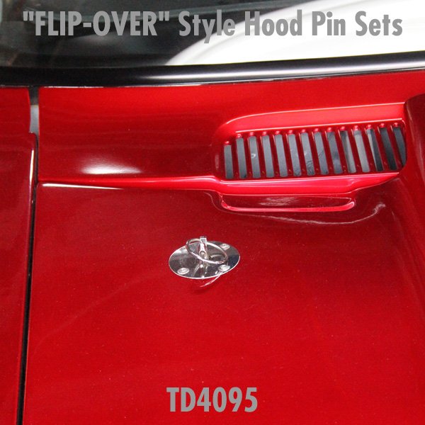 Photo3: "FLIP-OVER" Style Hood Pin Sets (3)