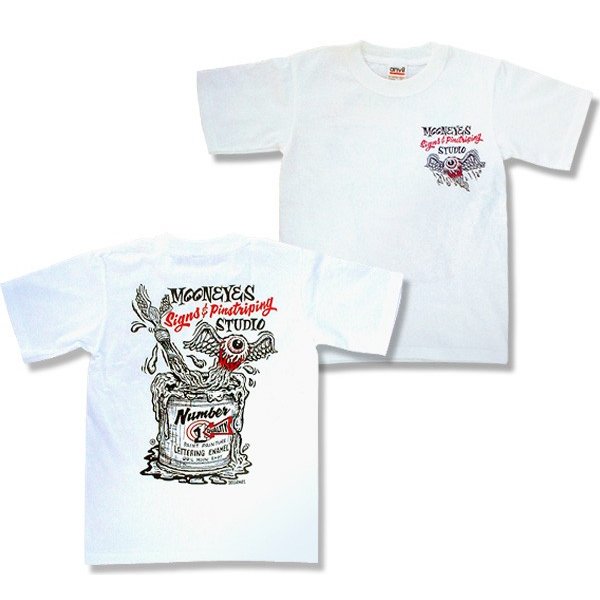 Photo2: MOONEYES Signs & Pinstriping Studio T-Shirt (2)