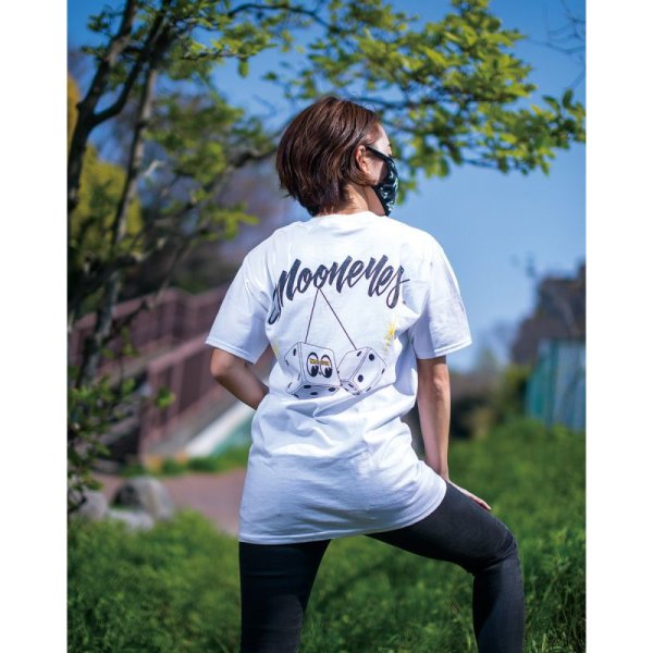 Photo2: MOON Dice Pocket T-shirt (2)