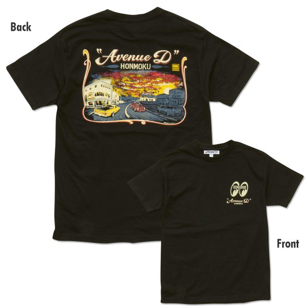 Photo2: Honmoku "Avenue D" T-shirt (2)