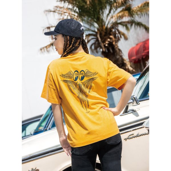 Photo3: Pinstripe Fly with MOON T-shirt (3)