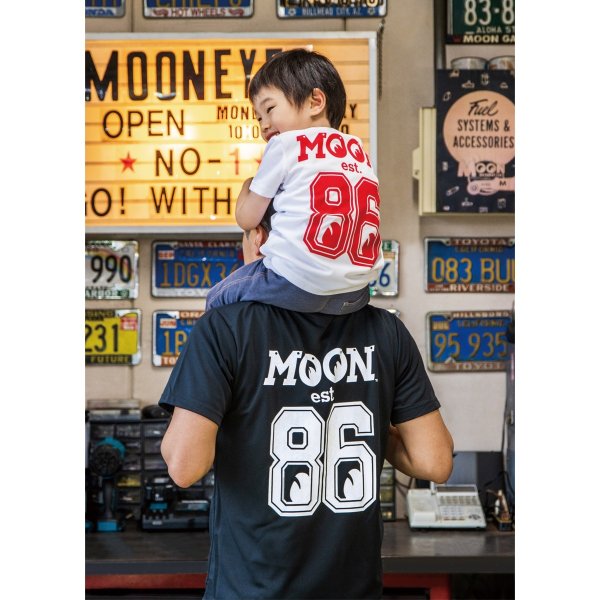 Photo1: MOON 86 Speed Dry T-shirt (1)