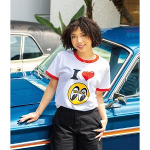 Photo: I LOVE MOON Trim T-shirt
