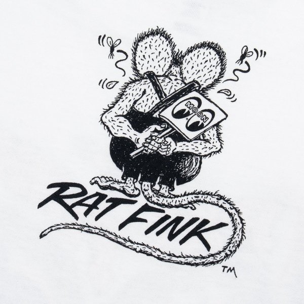 Photo2: Rat Fink x MOON Pinstripe T-shirt (2)