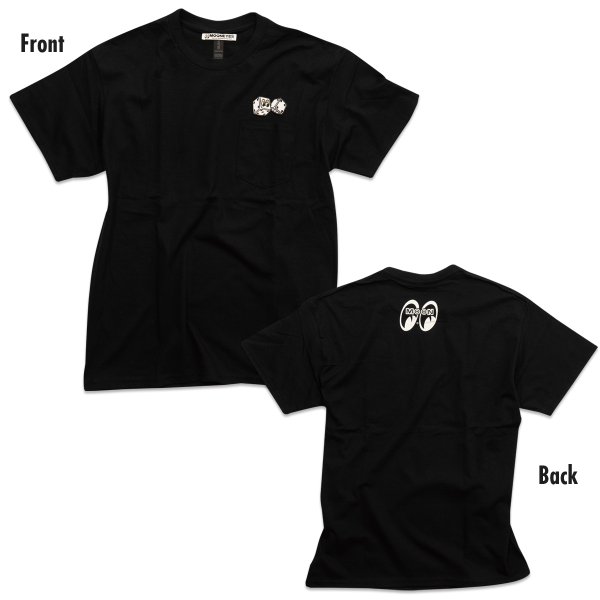 Photo2: MOON Twin Dice Pocket T-shirt (2)