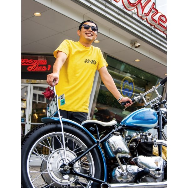Photo4: MOONEYES 40th Anniv. Disc T-shirt (4)