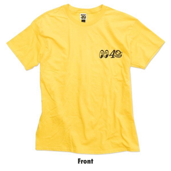 Photo3: MOONEYES 40th Anniv. Disc T-shirt (3)