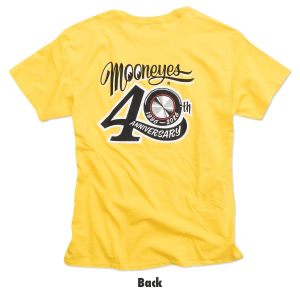 Photo4: MOONEYES 40th Anniv. Disc T-shirt (4)