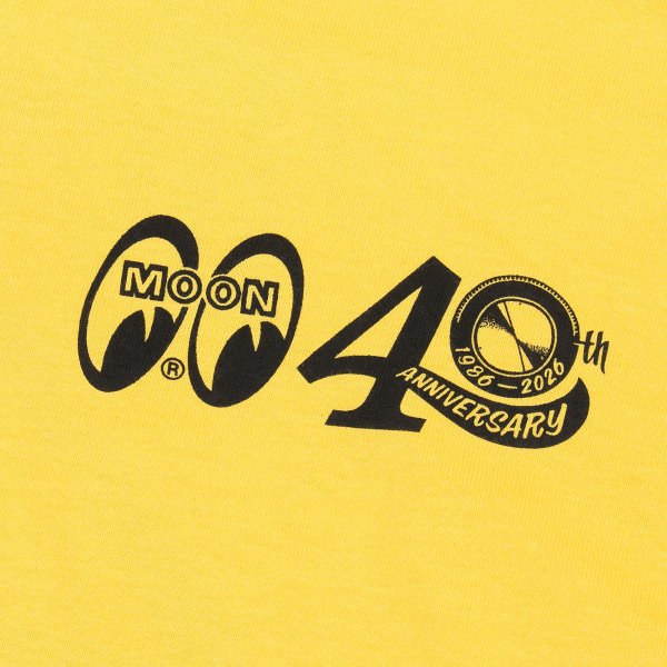 Photo5: MOONEYES 40th Anniv. Disc T-shirt (5)