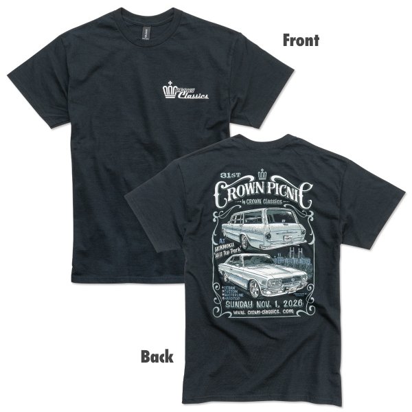 Photo3: 【Pre-Order】31st CROWN PICNIC 2026 T-shirt 【Order deadline: Nov. 3(Tue)/JST】 (3)