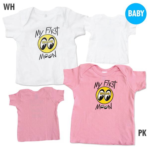Photo3: My First MOON Baby T-Shirt (3)
