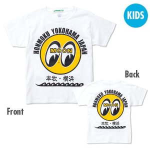 Photo: Kids & Ladies MOON Eyeball Honmoku Yokohama T-Shirt