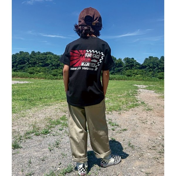 Photo1: Kids FAR-EAST MOON T-Shirts (1)