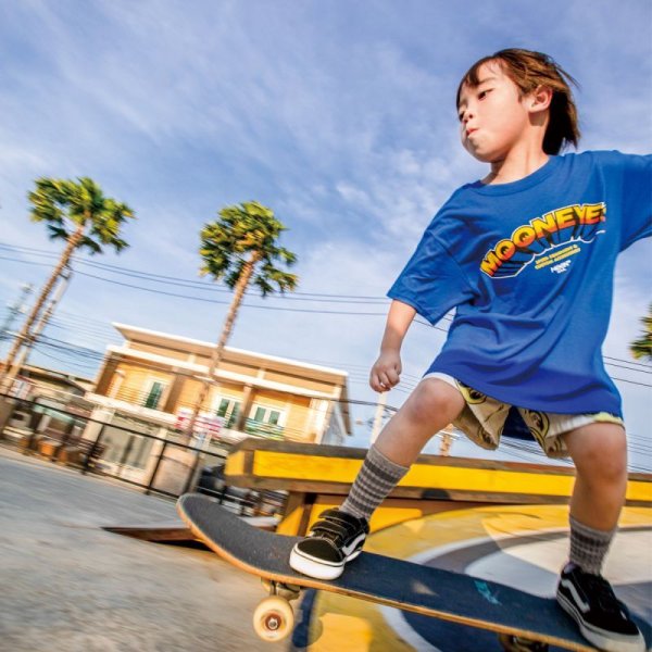 Photo2: Kids Popping Up MOONEYES T-shirt (2)