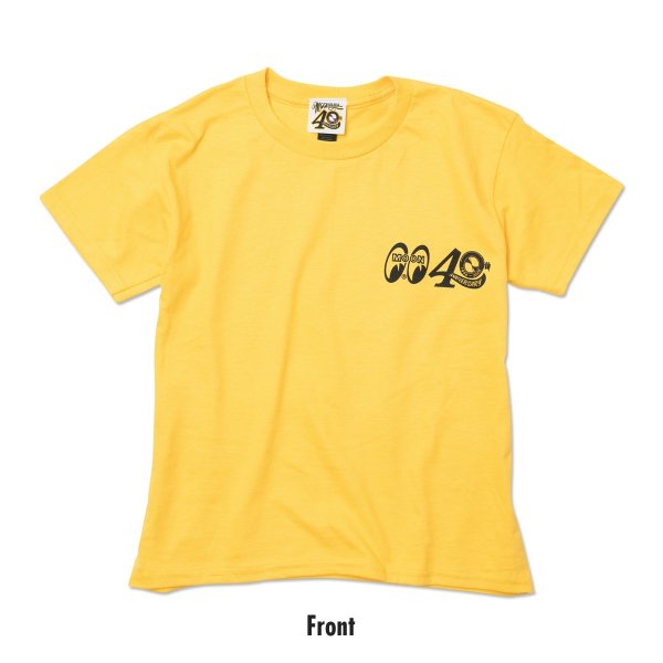 Photo2: Kids MOONEYES 40th Anniv. Disc T-shirt (2)