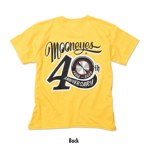 Photo3: Kids MOONEYES 40th Anniv. Disc T-shirt (3)