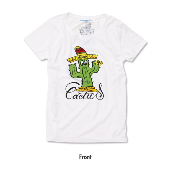Photo4: Ladies MOON Cactus T-shirt (4)