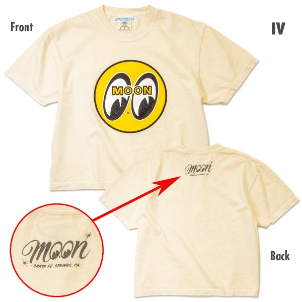 Photo2: Ladies MOON Eyeball Boxy T-shirt (2)