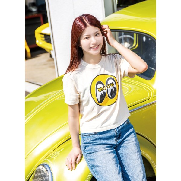 Photo3: Ladies MOON Eyeball Boxy T-shirt (3)