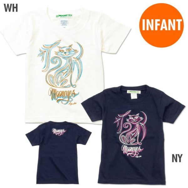 Photo2: MOONEYES Cat Infant T-shirt (2)