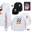 Photo2: Flamin' MOONEYES  Long Sleeve T-shirt (2)