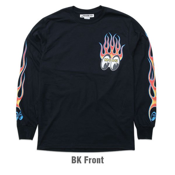 Photo7: Flamin' MOONEYES  Long Sleeve T-shirt (7)